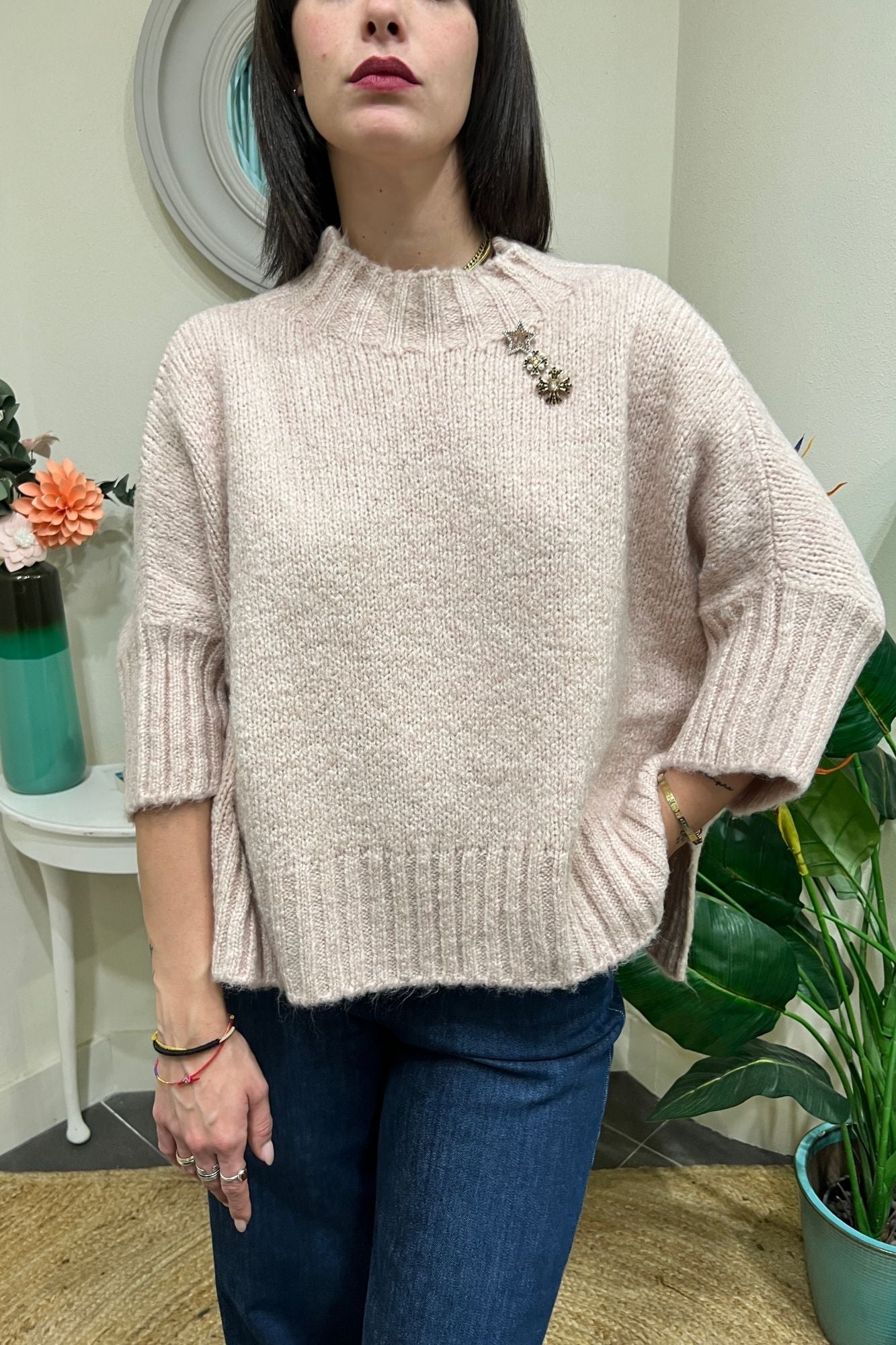 Maglione manica 3/4 Motel