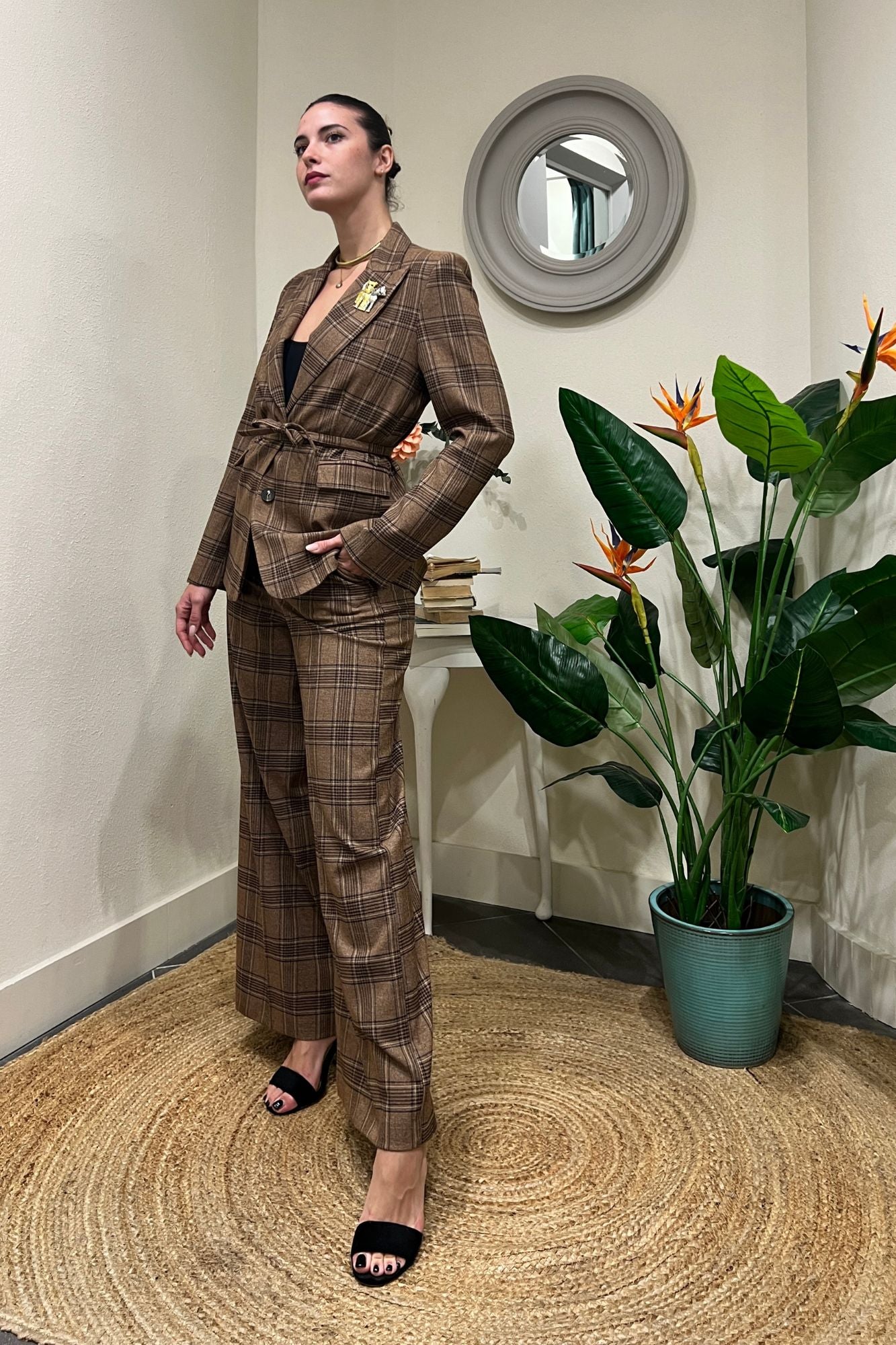 Giacca con cinta Motel