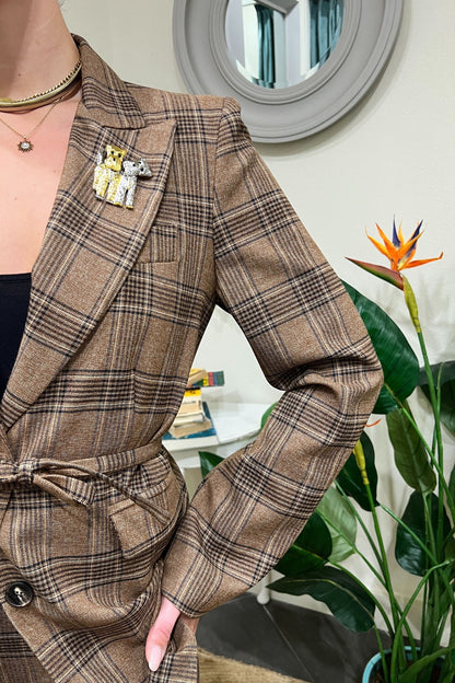 Giacca con cinta Motel