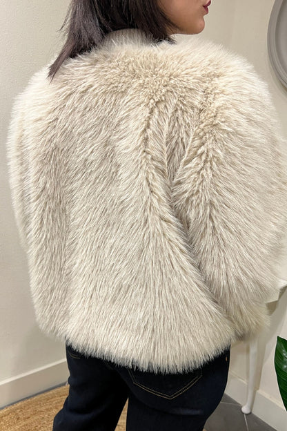 Eco pelliccia con profili Motel