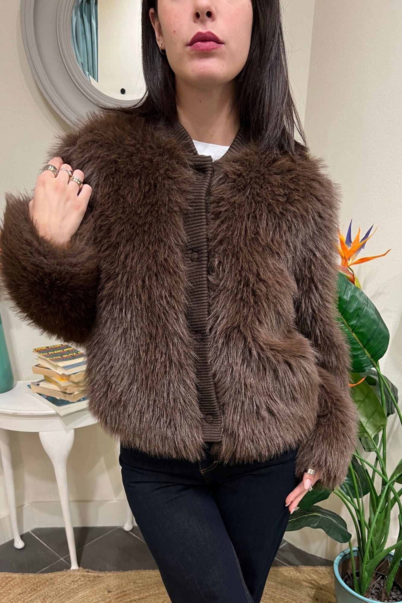 Eco pellicia con profili Motel