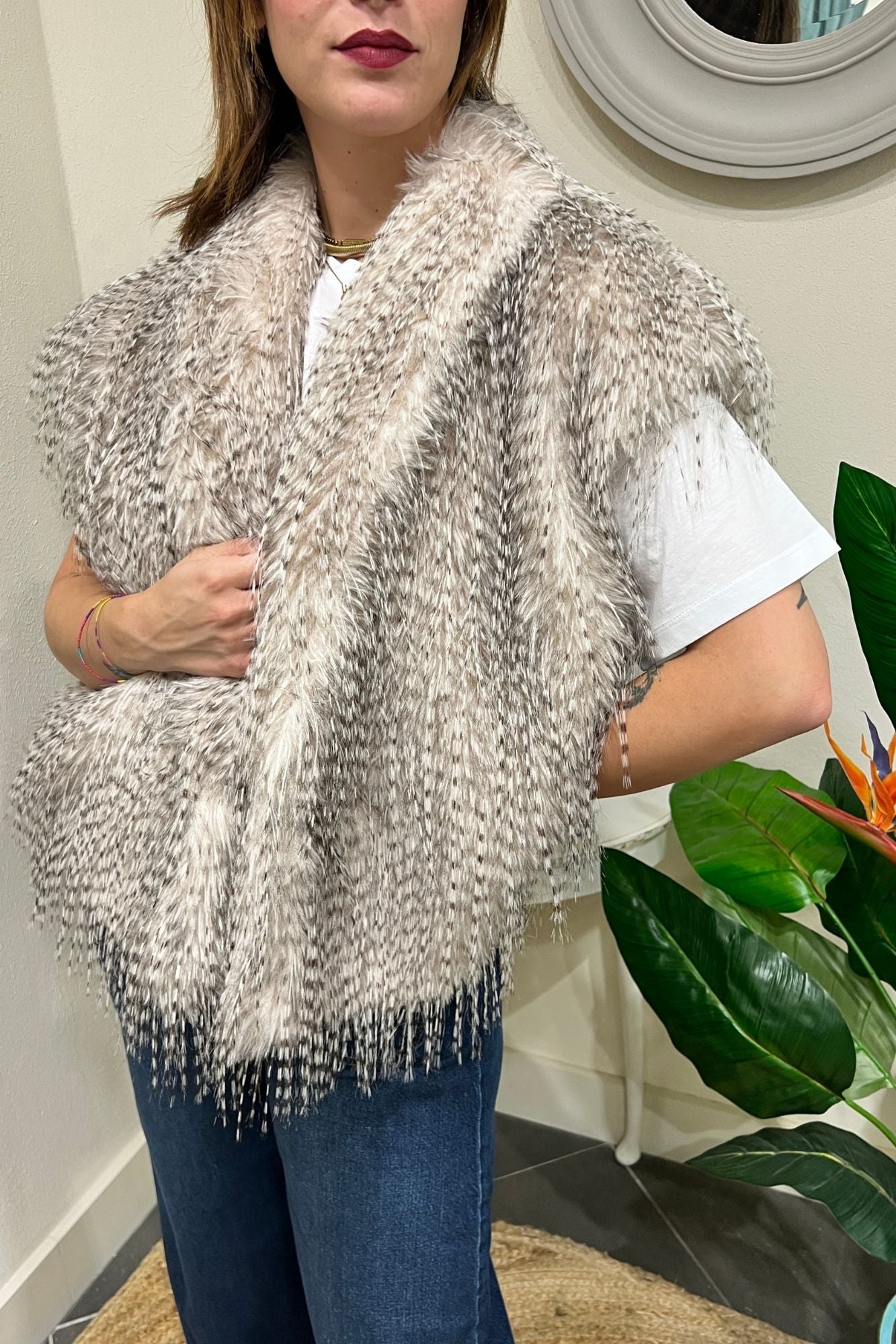 Gilet Eco pelliccia Motel