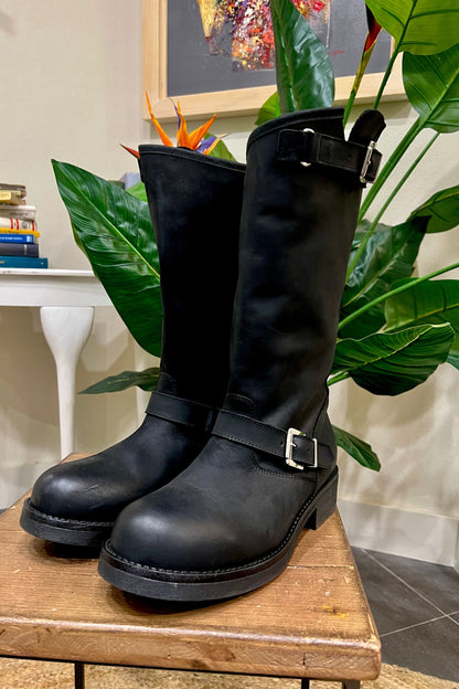 OVYE' Stivale in pelle Ovye' Nero