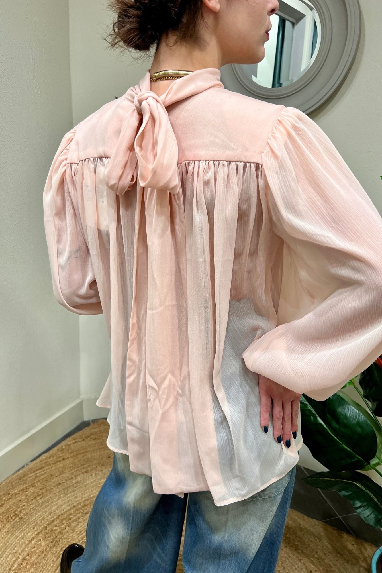 PHILIA LOFT Blusa con spalline Philia loft Cipria
