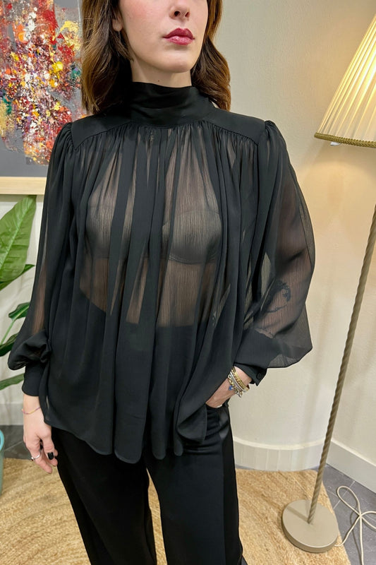 PHILIA LOFT Blusa con spalline Philia loft Nero