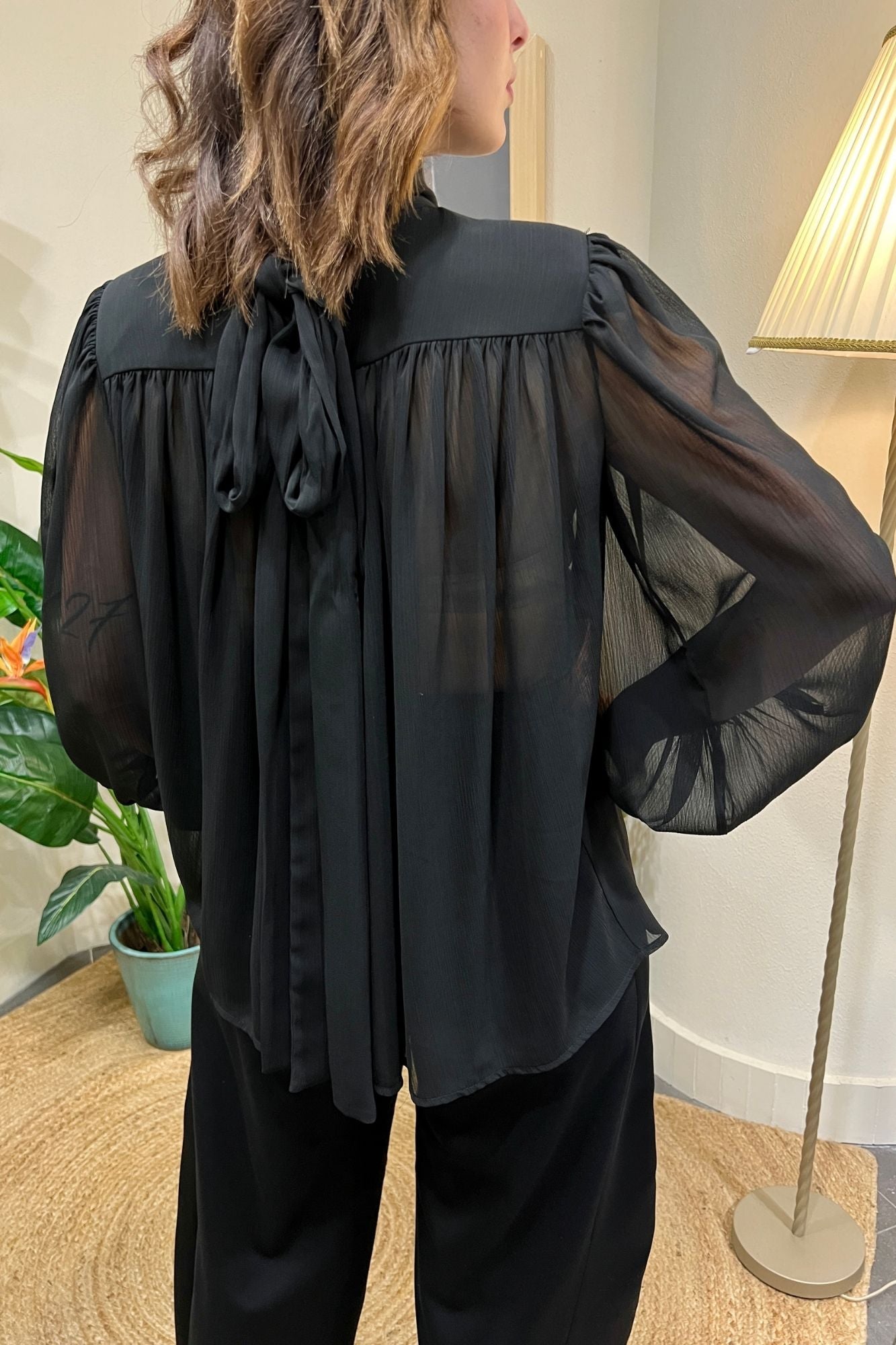 PHILIA LOFT Blusa con spalline Philia loft Nero