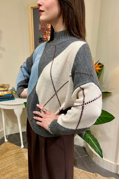 PHILIA LOFT Maglioncino a rombi Philia loft Antacitre