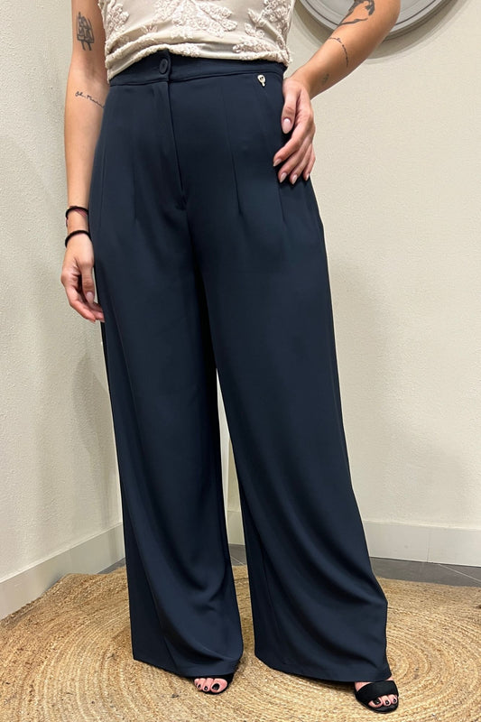 PHILIA LOFT Pantalone palazzo Philia loft Blu