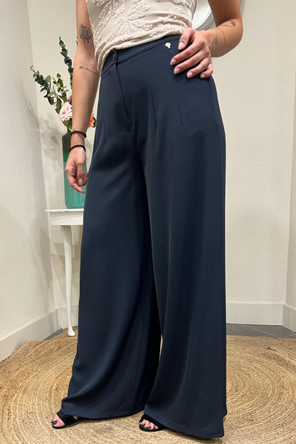 PHILIA LOFT Pantalone palazzo Philia loft Blu