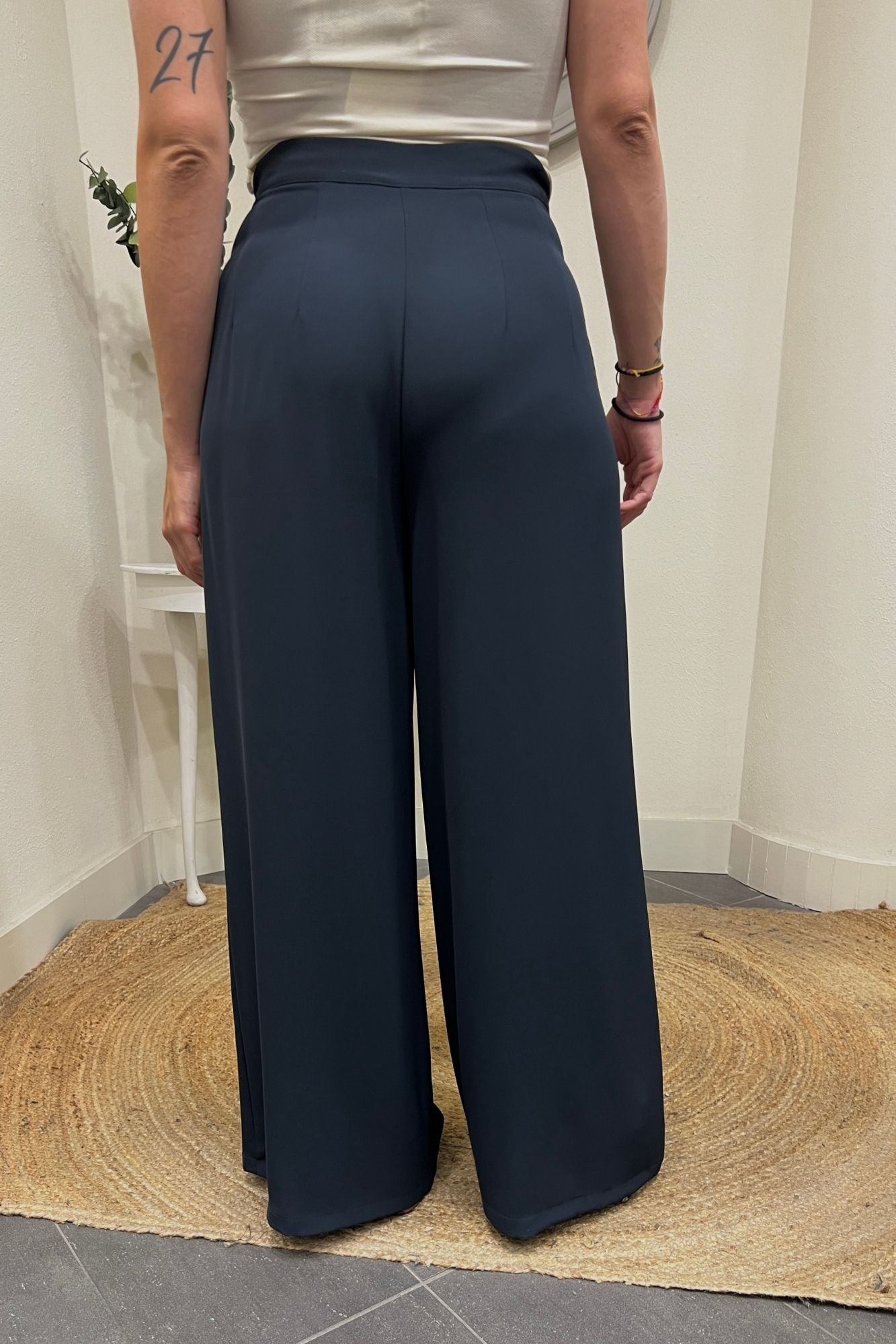 PHILIA LOFT Pantalone palazzo Philia loft Blu