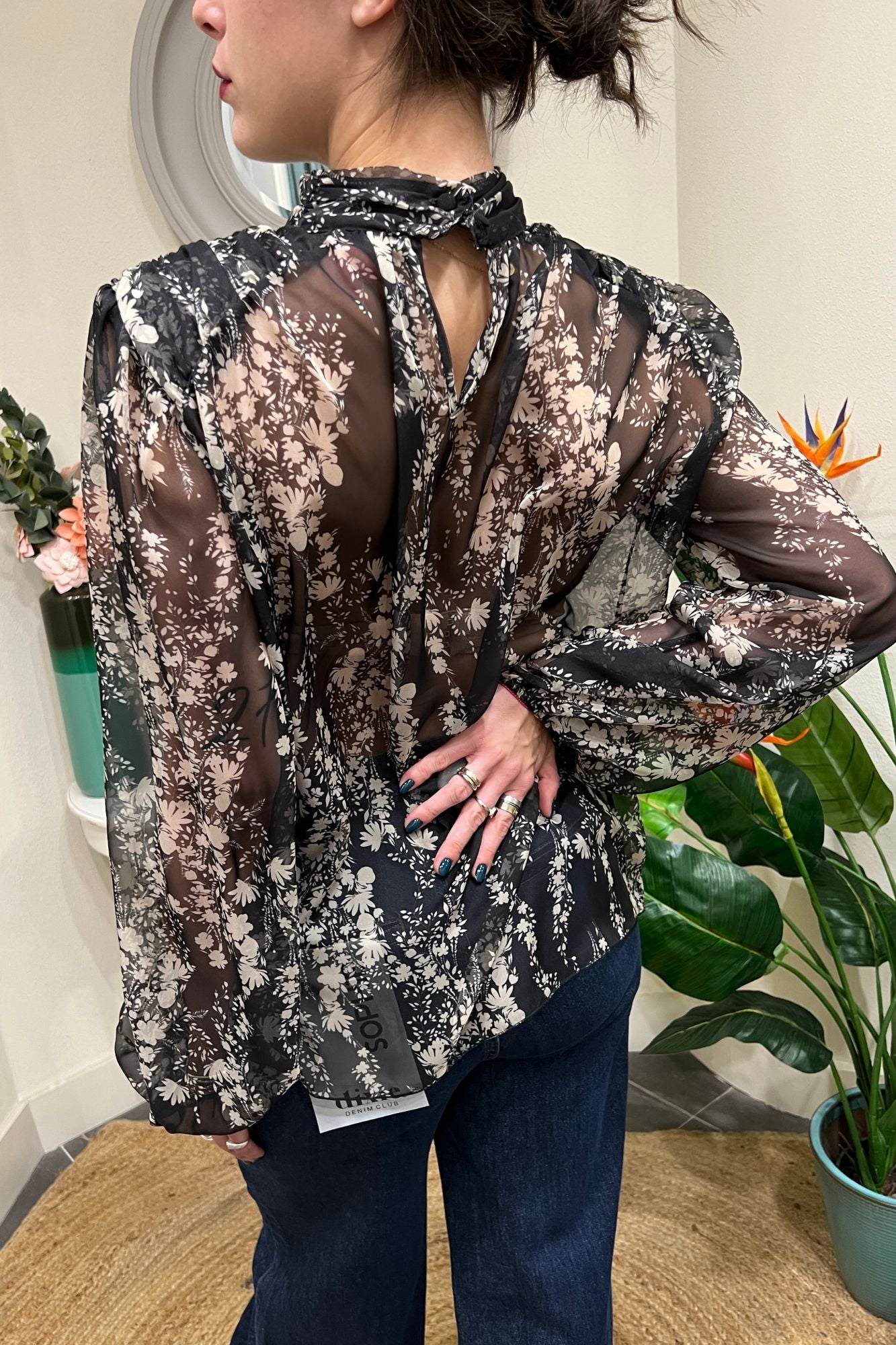 PHILIA LOFT Camicia fantasia Philia loft Nero