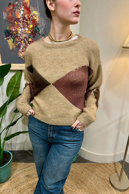 PHILIA LOFT Maglione misto lana Phili loft Cammello