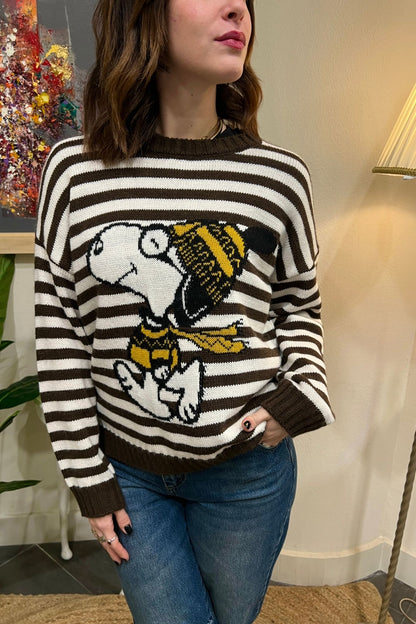 SOUVENIR Maglione con snoopy Souvenir Moro