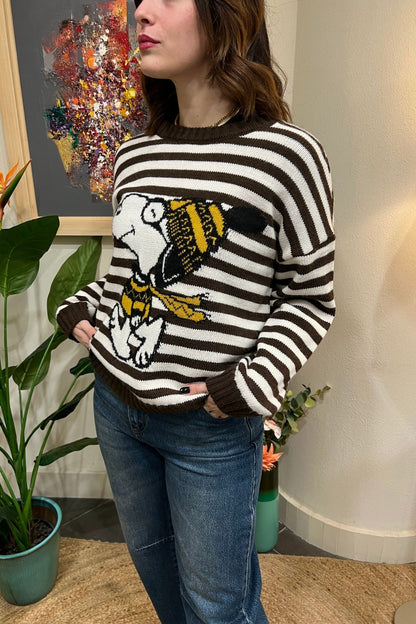 SOUVENIR Maglione con snoopy Souvenir Moro