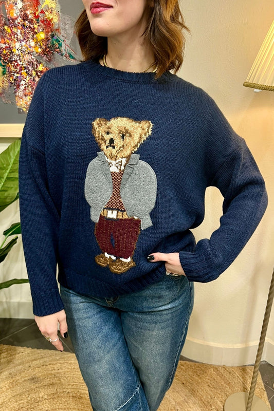 SOUVENIR Naglione con orsetto Souvenir Blu