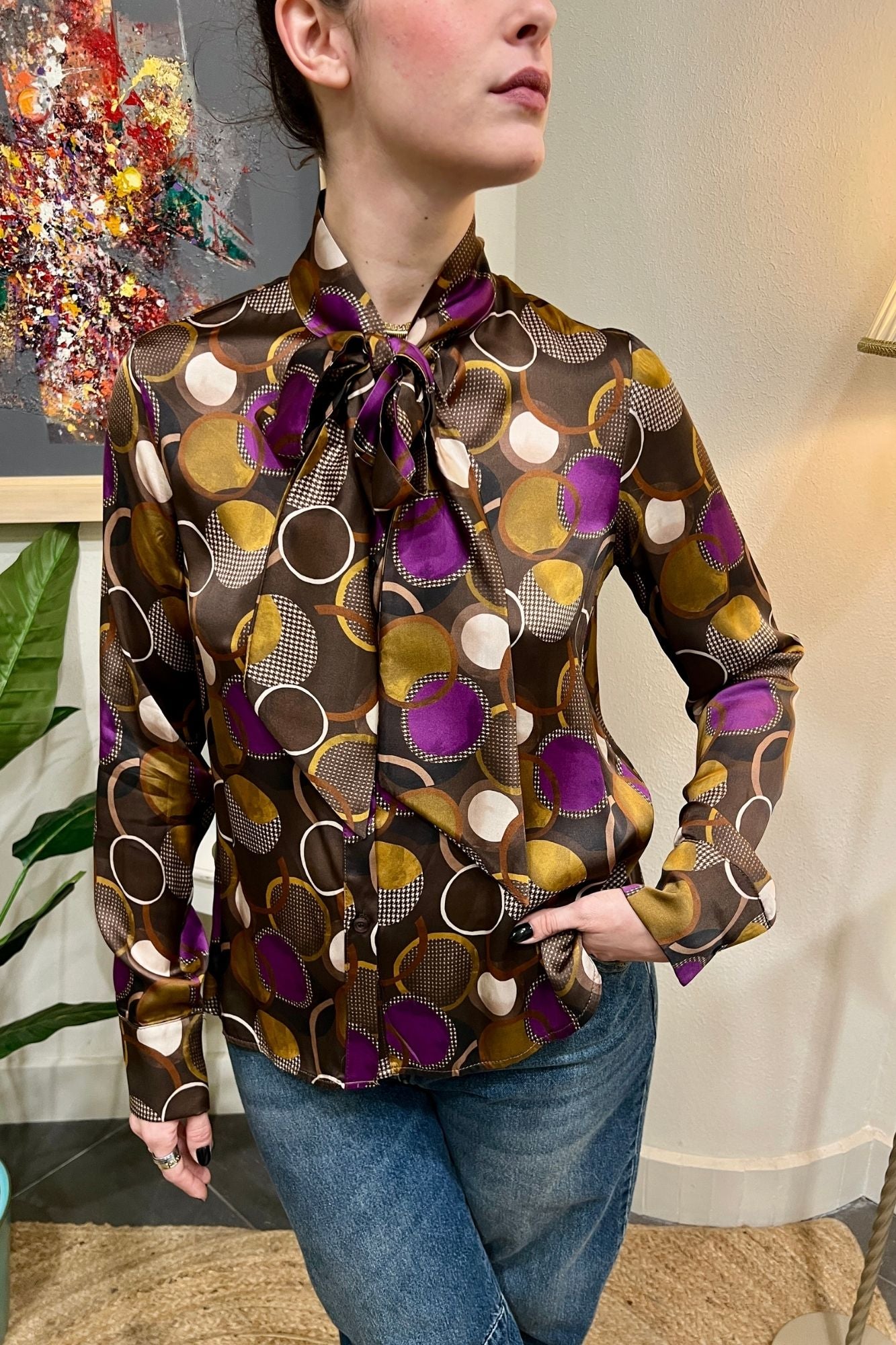 SOUVENIR Camicia in viscosa Souvenir Moro