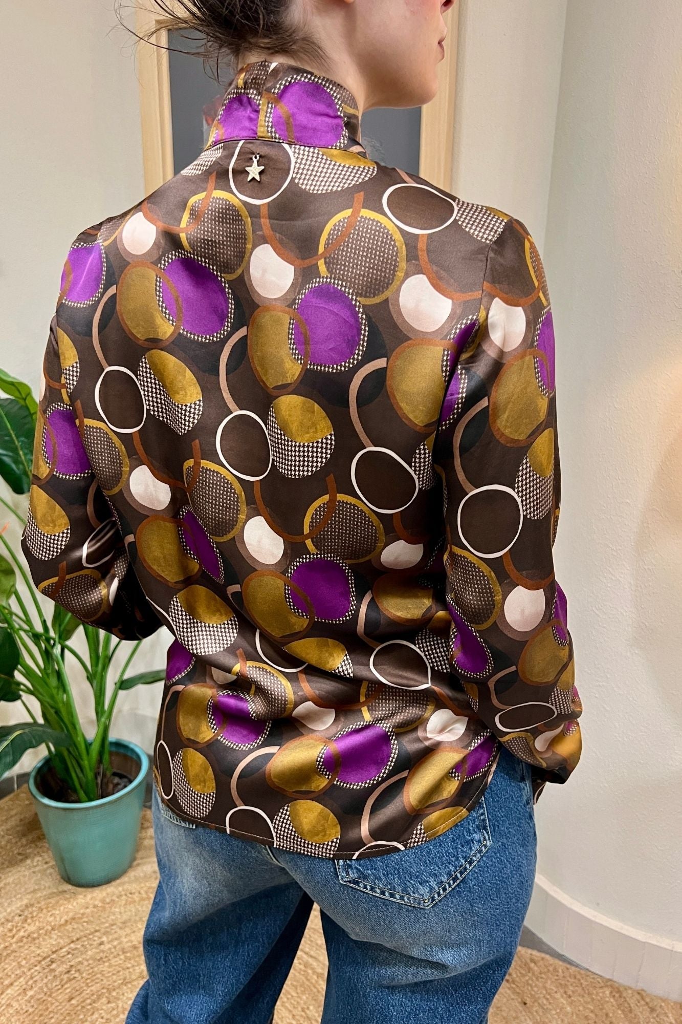 SOUVENIR Camicia in viscosa Souvenir Moro