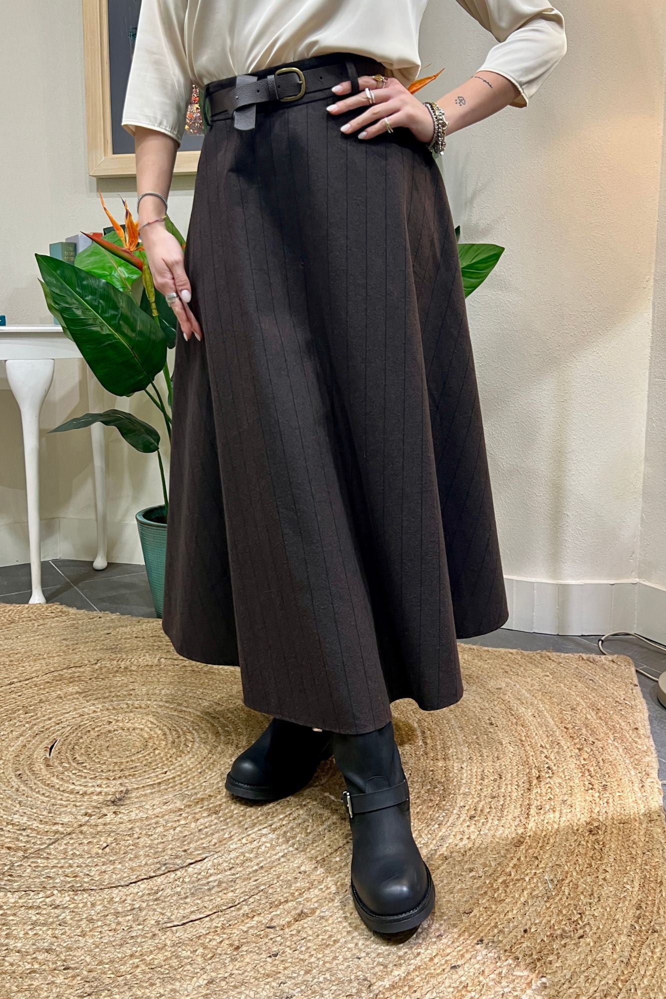 SOUVENIR Gonna gessata Souvenir Moro