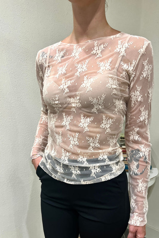SUSY MIX Maglia in pizzo Susy mix Rosa
