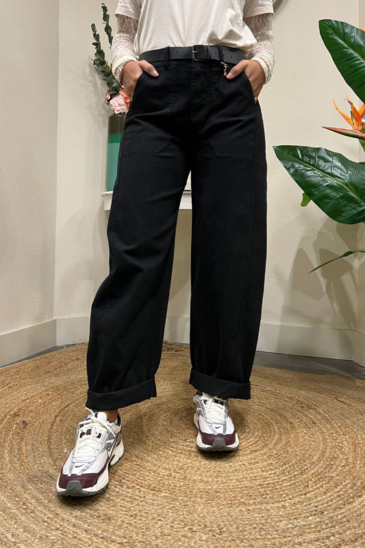 SUSY MIX Pantalone stellina Susy mix Nero