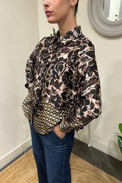 Camicia in viscosa fantasia Susy mix