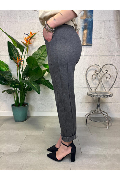 SUSY MIX Pantalone stellina Grigio