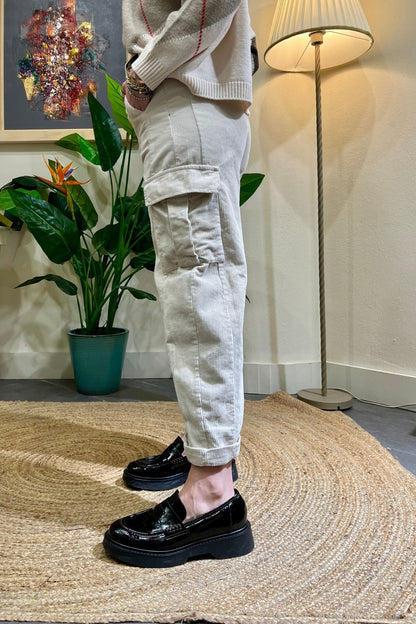 SUSY MIX Kombat in velluto Susy mix Avorio