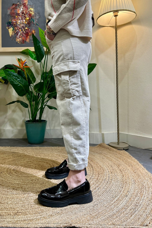 SUSY MIX Kombat in velluto Susy mix Avorio