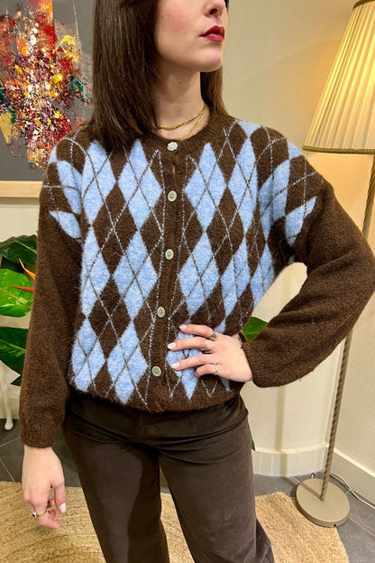 SUSY MIX Cardigan rombi Susy mix Moro