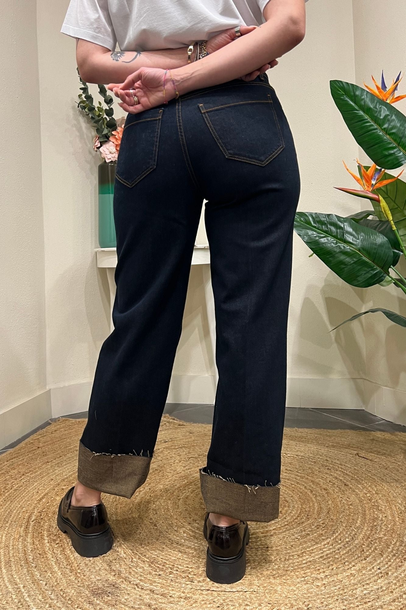 Jeans con risvolto Susy mix