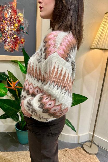 SUSY MIX Maglione fanta Susy mix Crema