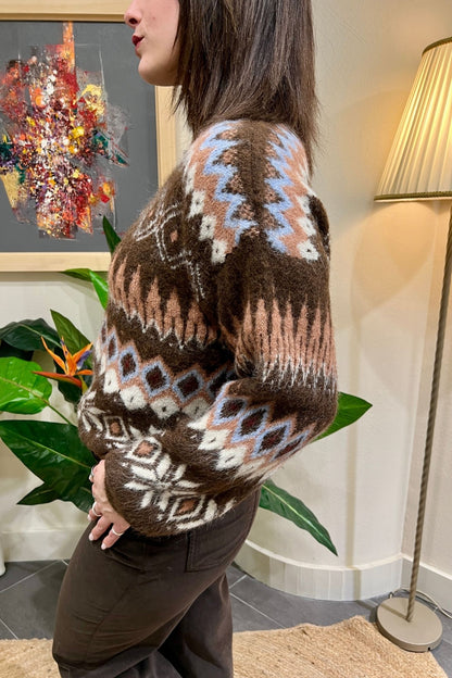 SUSY MIX Maglione fanta Susy mix Moro