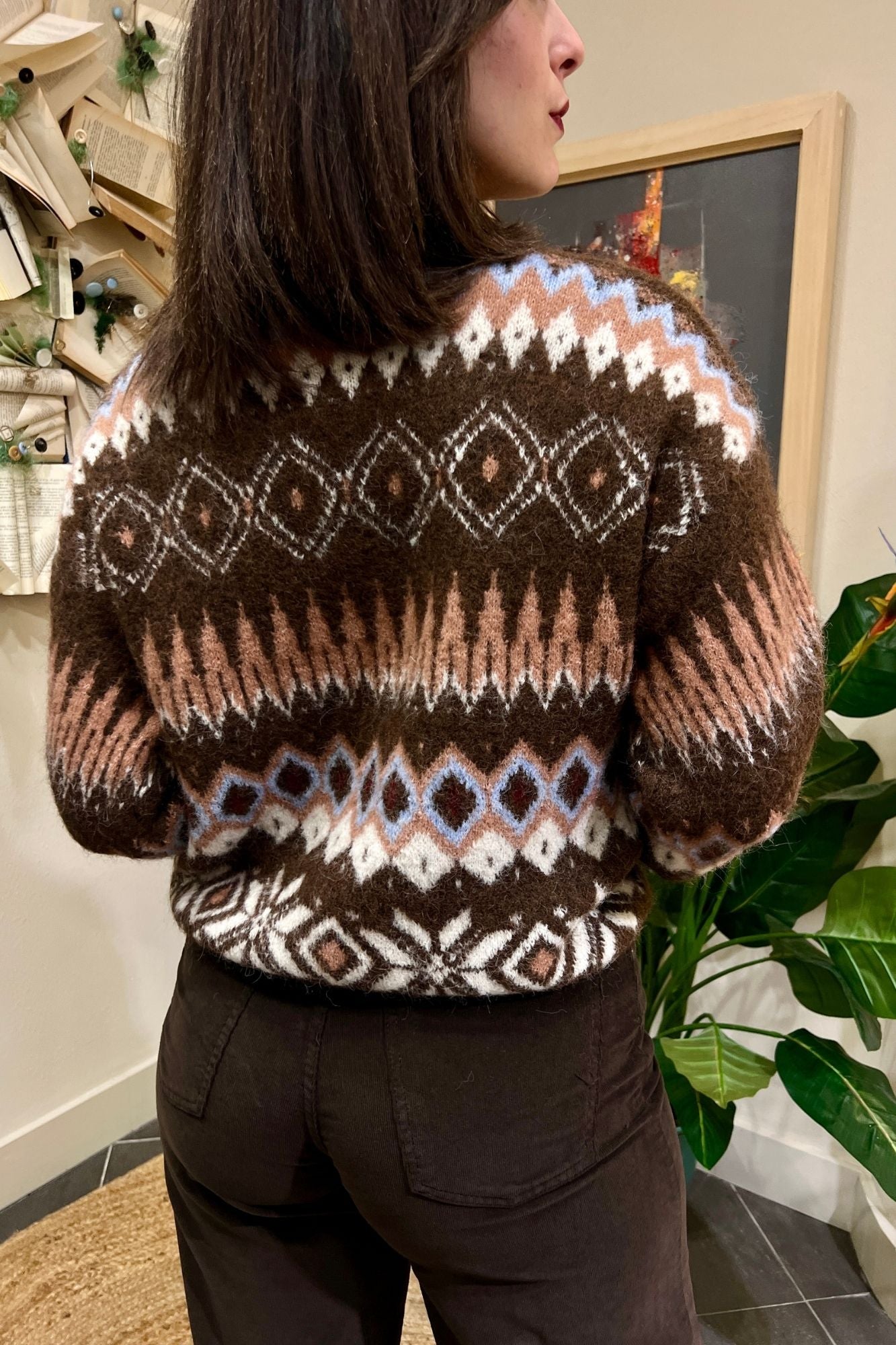 SUSY MIX Maglione fanta Susy mix Moro