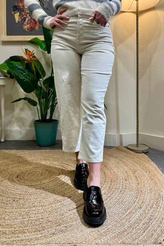 Generico Pantaloni Da Donna A Vita Alta In Ecopelle Pantaloni - Foto 9