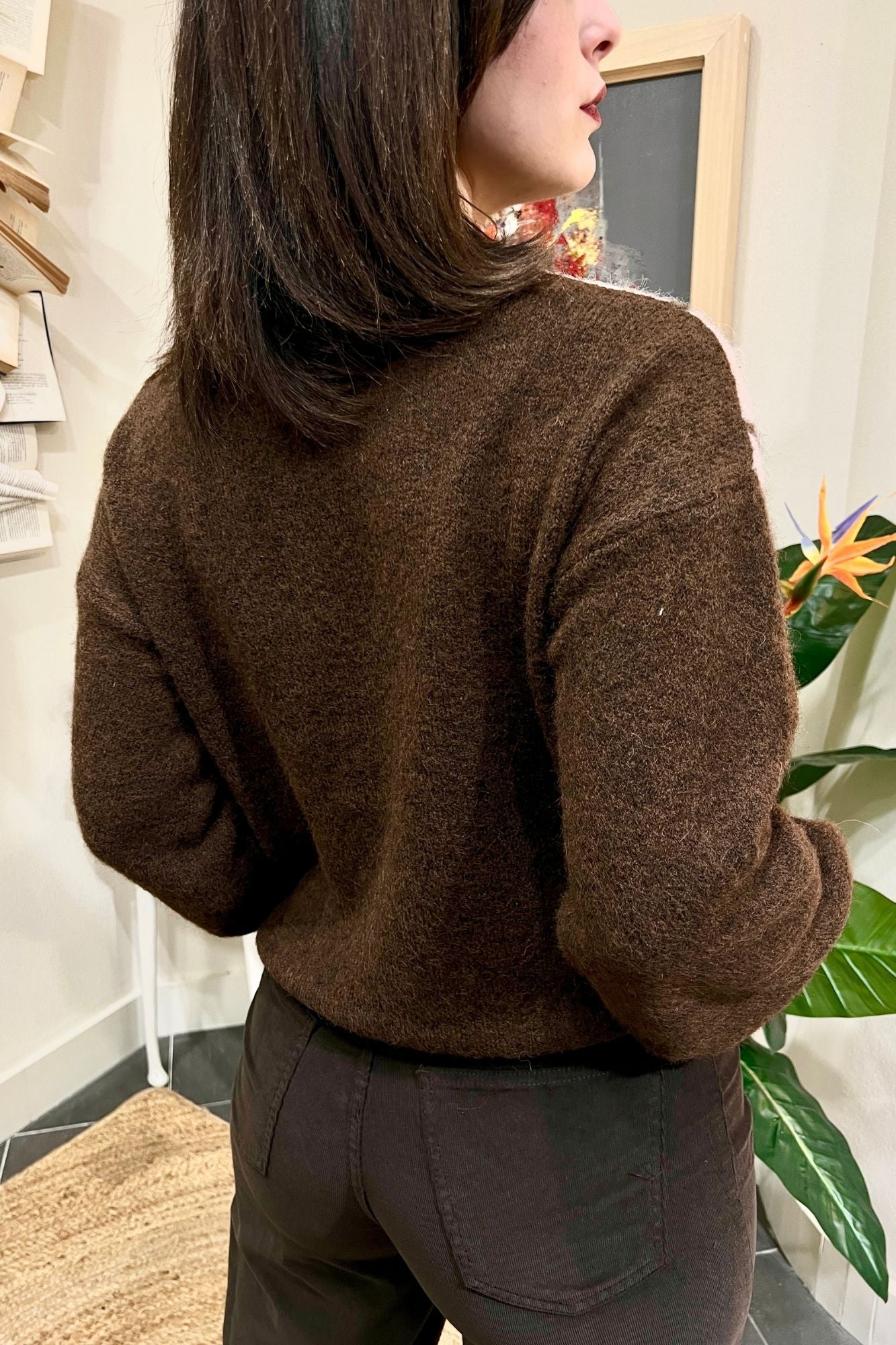 SUSY MIX Maglione rombi e cuore Susy mix Moro