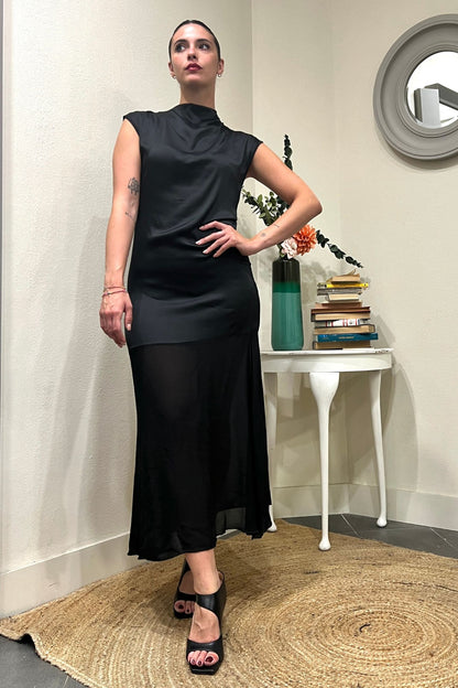 SUSY MIX Abito in viscosa Susy mix Nero
