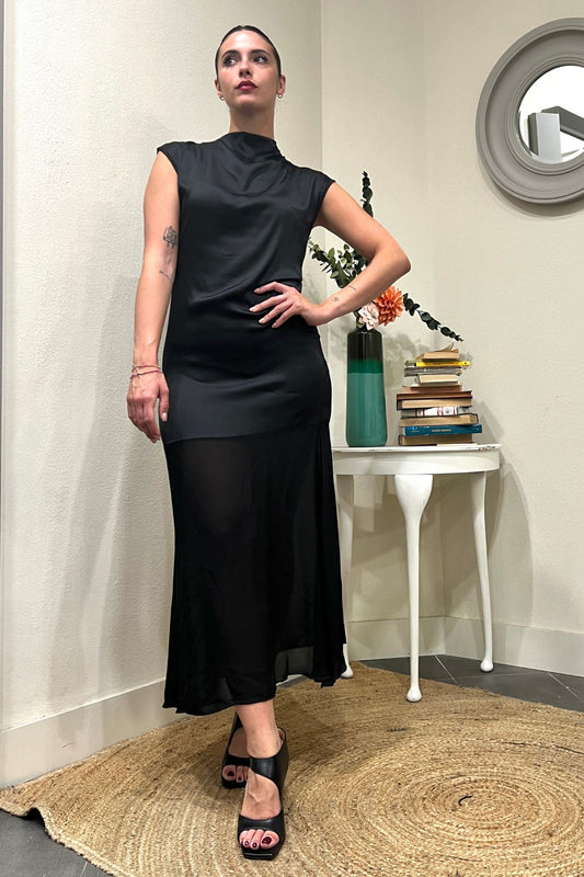 SUSY MIX Abito in viscosa Susy mix Nero