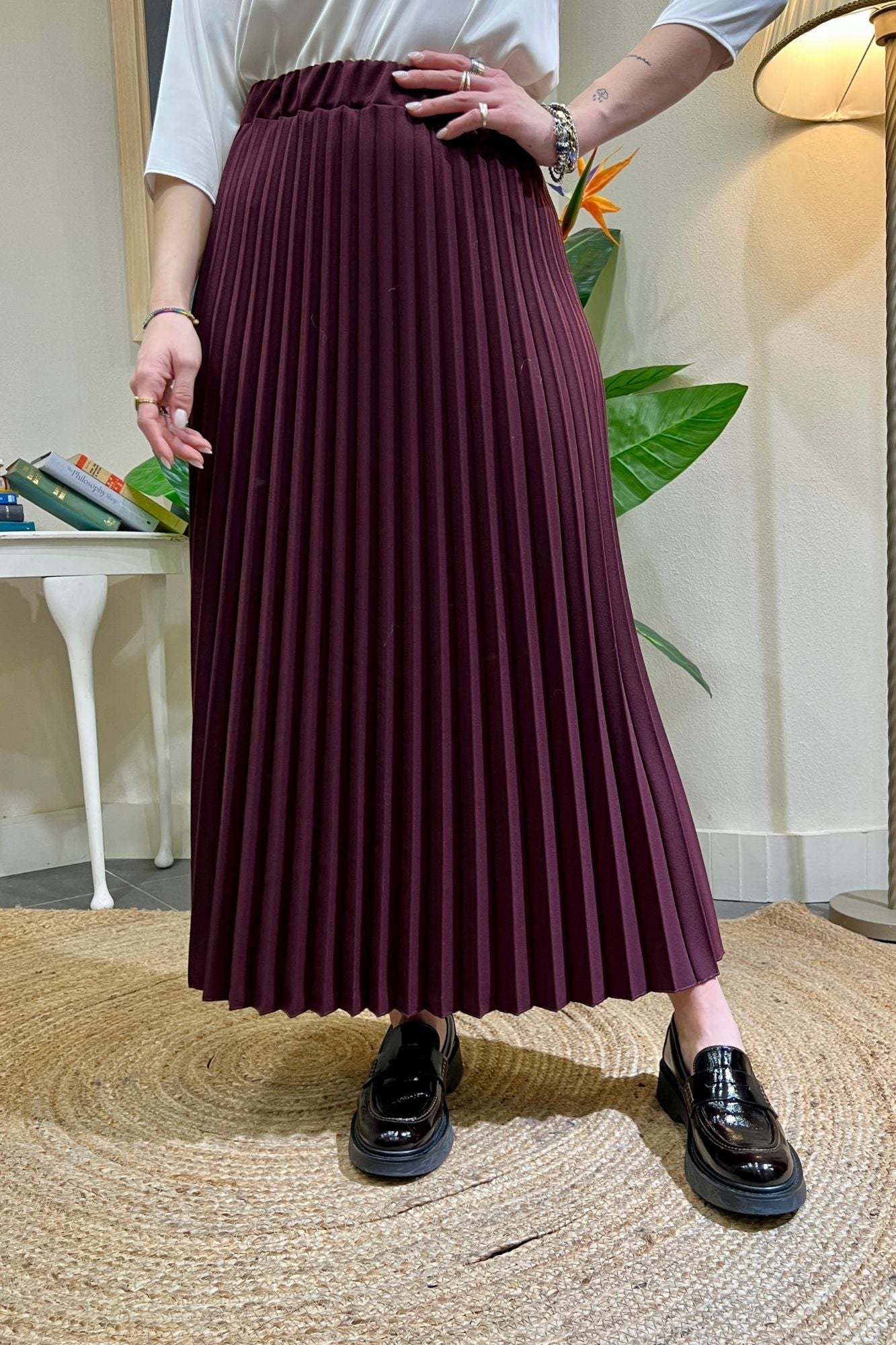 SUSY MIX Gonna plisse Susy mix Vino