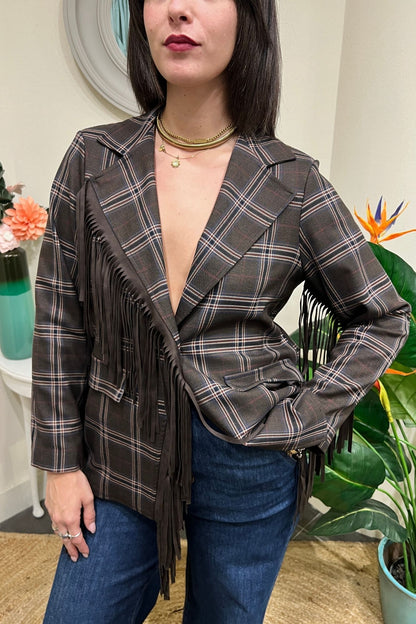 Giacca con frange Susy mix