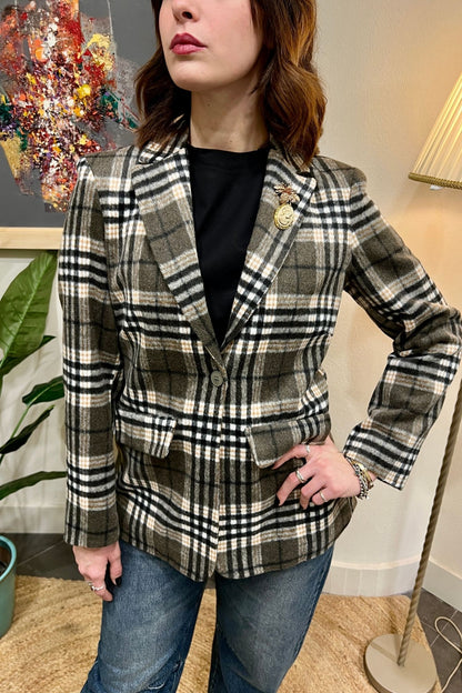 SUSY MIX Giacca a quadri Susy mix Verde