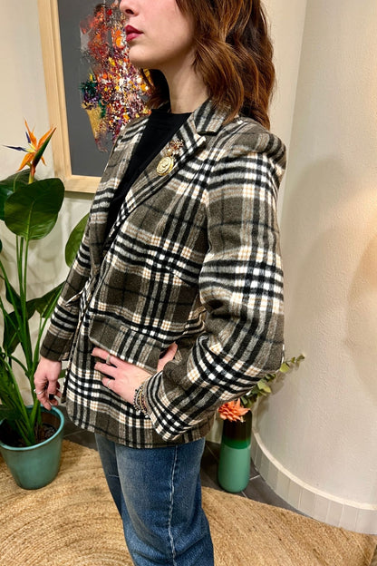 SUSY MIX Giacca a quadri Susy mix Verde