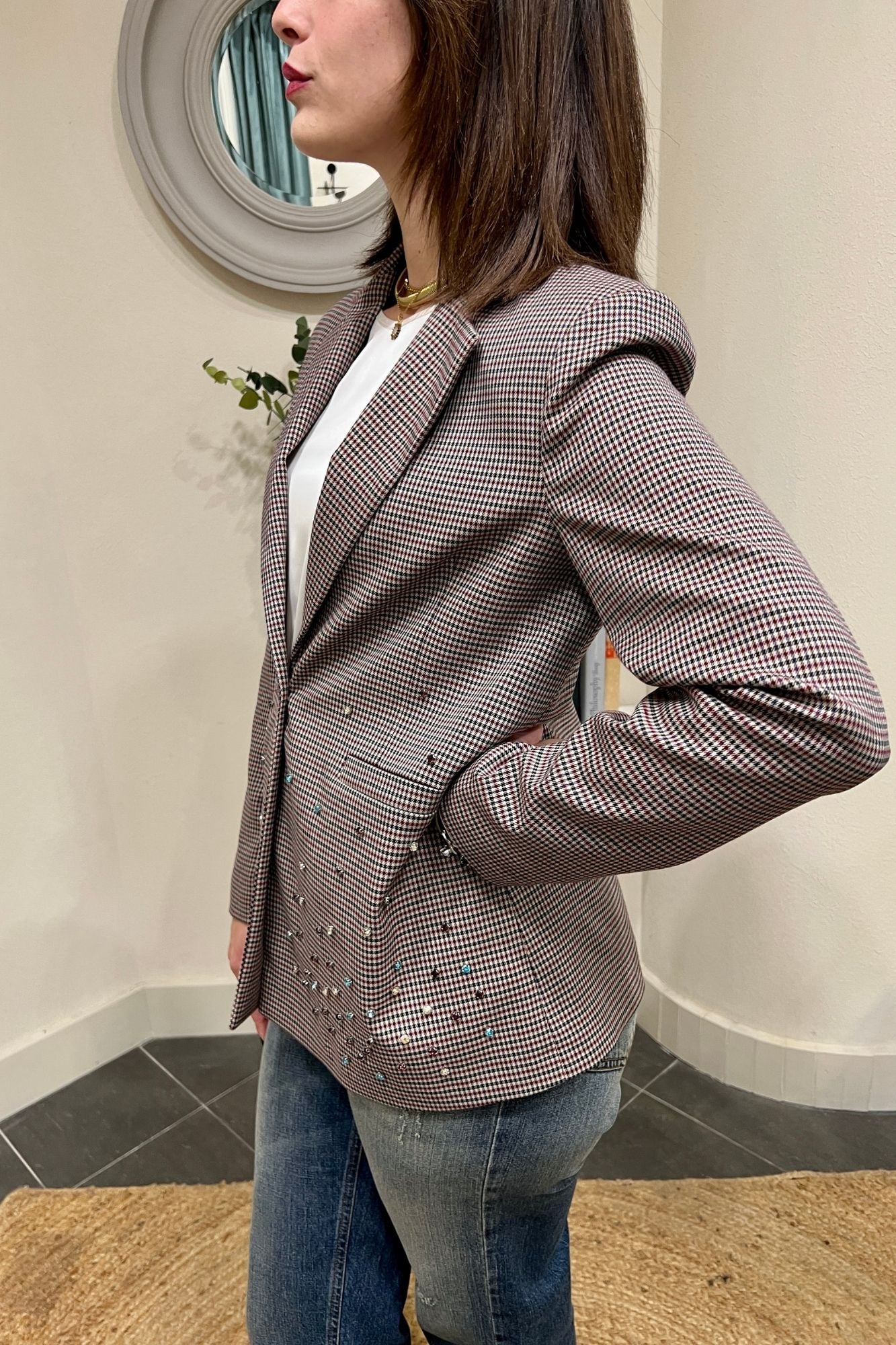 SUSY MIX Giacca con pietre Susy mix Bordeau
