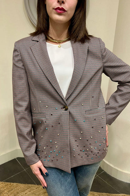 Giacca con pietre Susy mix