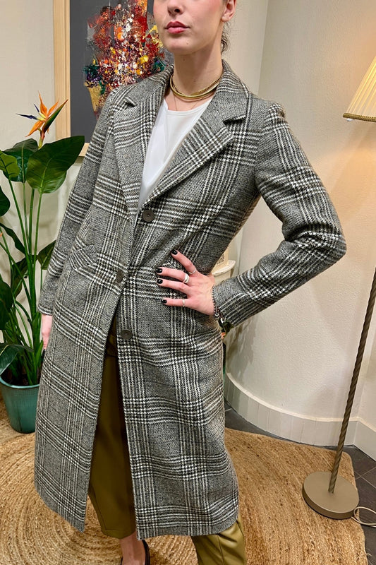 SUSY MIX Cappotto scozzese Susy mix Fango