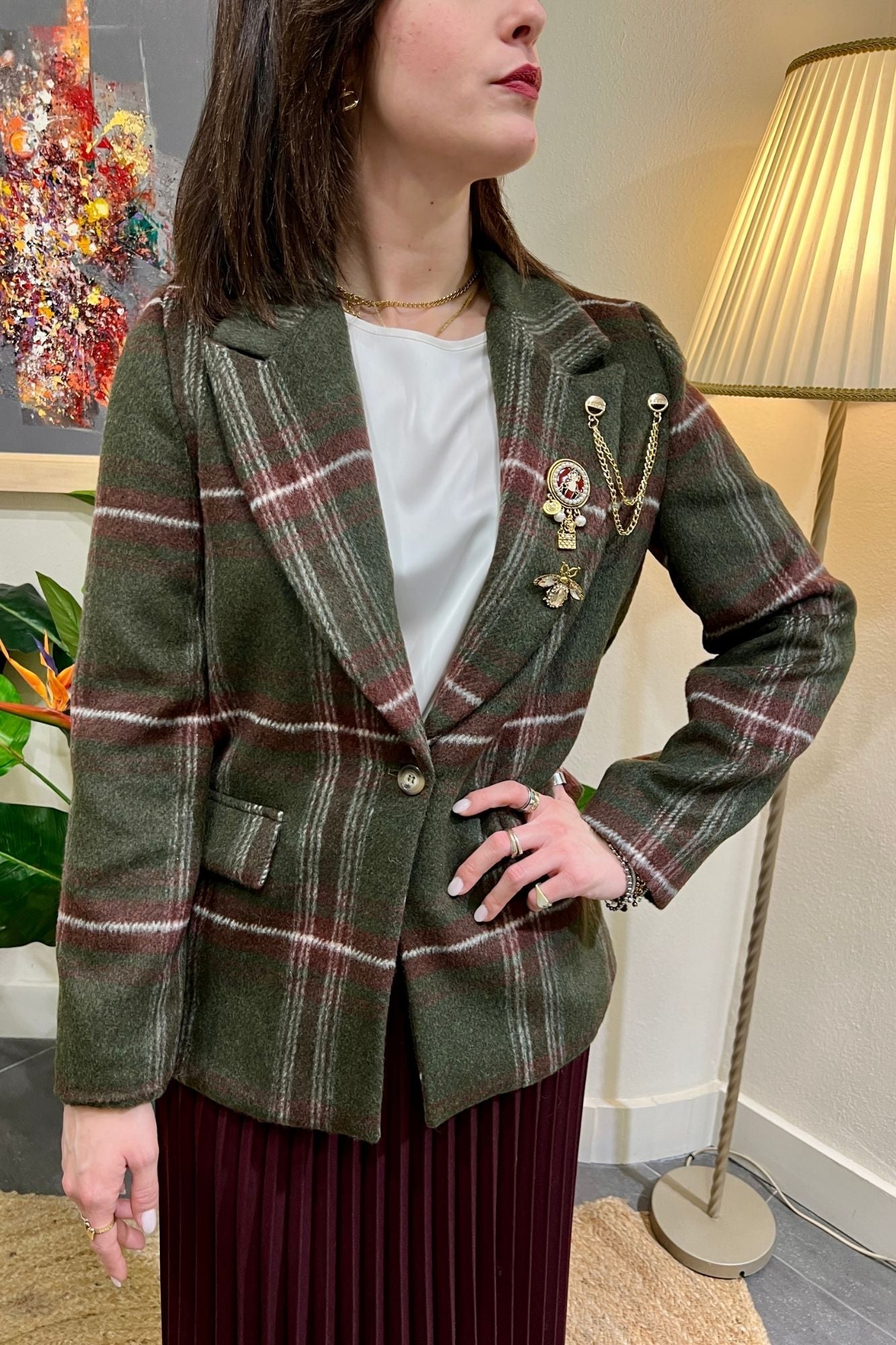 SUSY MIX Giacca a quadri Susy mix Moro