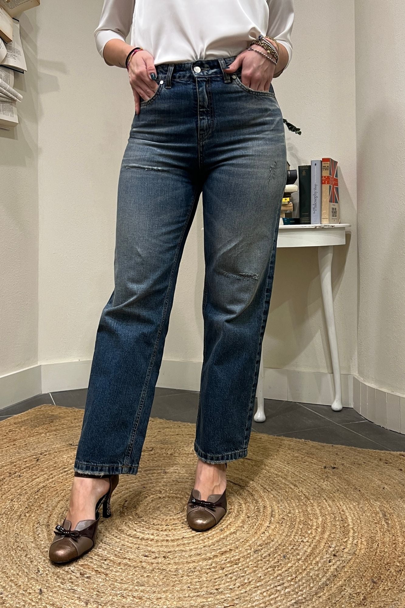 jeans lavaggio al the Susy mix