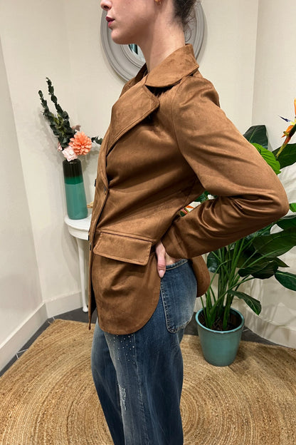 Giaccone scamosciato Susy mix