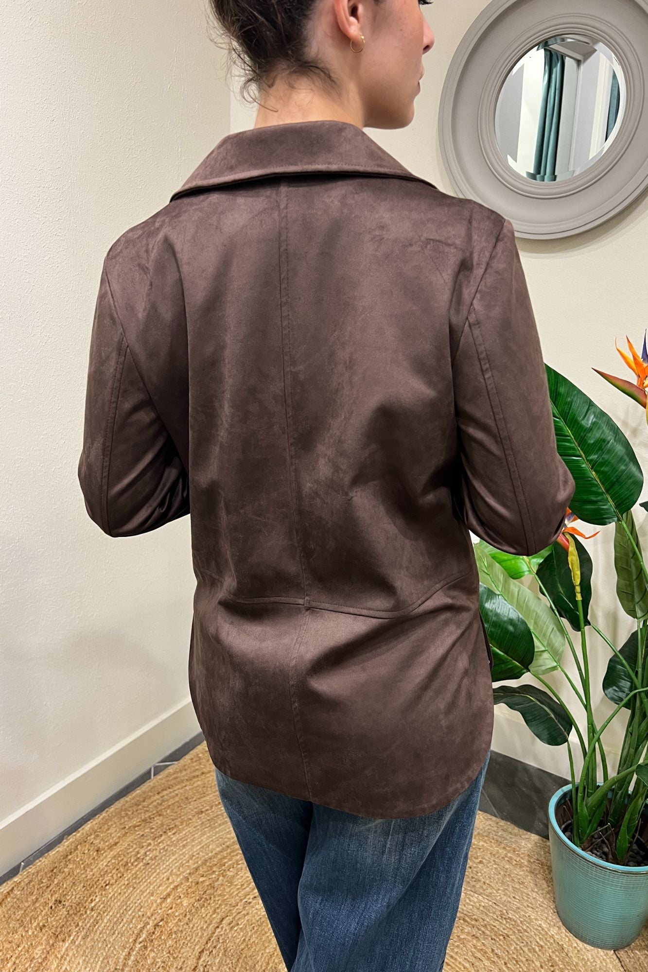 Giaccone scamosciato Susy mix