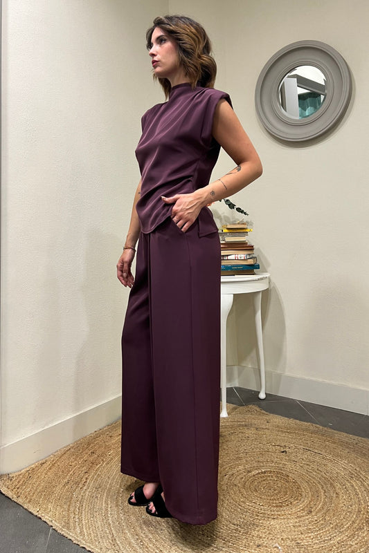 SUSY MIX Completo blusa e pantalone Susy Mix Vino