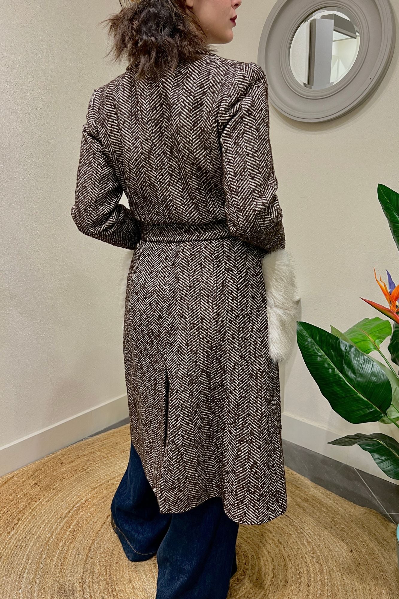 SUSY MIX Cappotto spinato Susy mix Moro